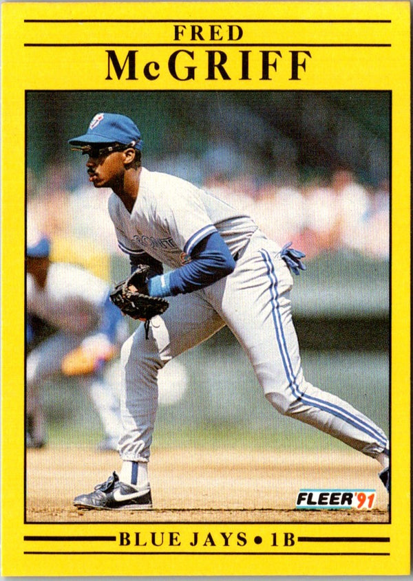 1991 Fleer Fred Mcgriff #180
