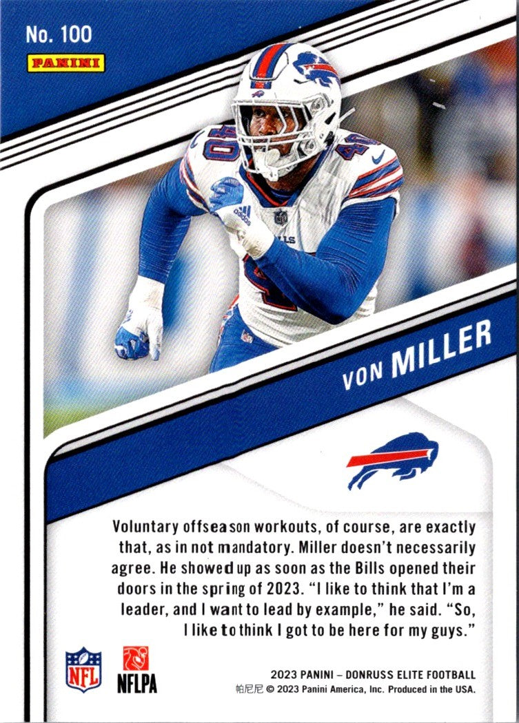 2023 Donruss Elite Von Miller