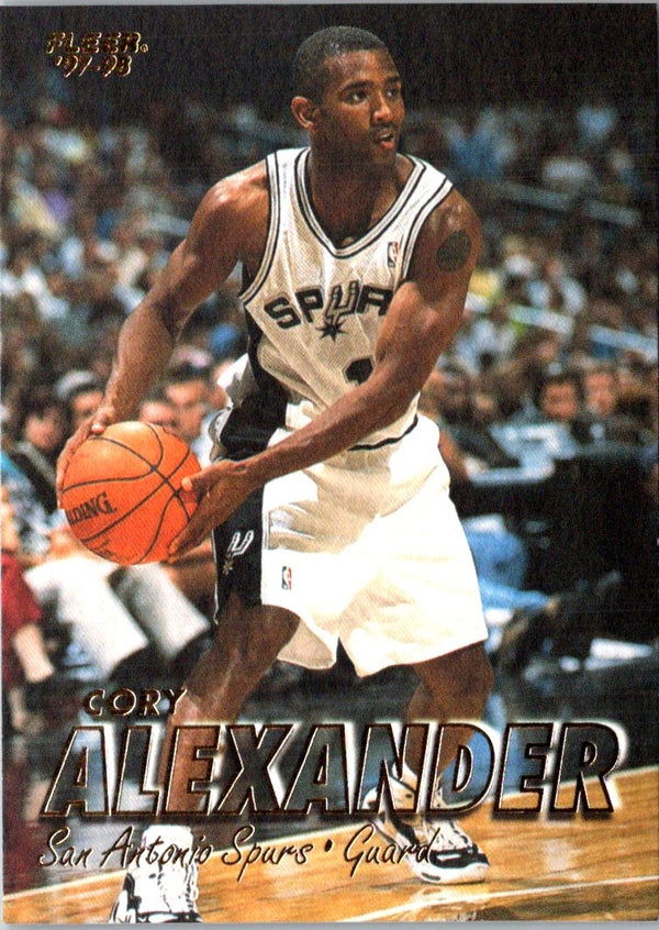1997 Fleer Traditions Crystal Cory Alexander #316