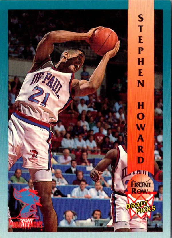 1992 Front Row Draft Picks Stephen Howard #31