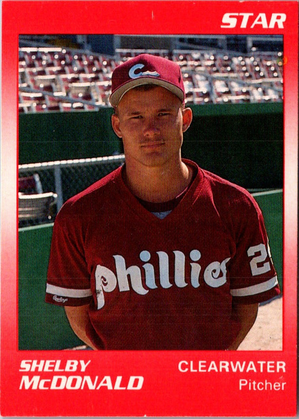 1990 Star Clearwater Phillies Shelby McDonald #15