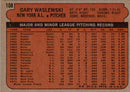 1972 Topps Gary Waslewski