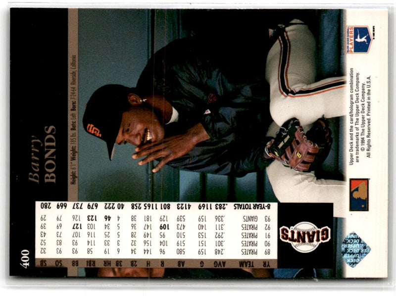 1994 Upper Deck Barry Bonds