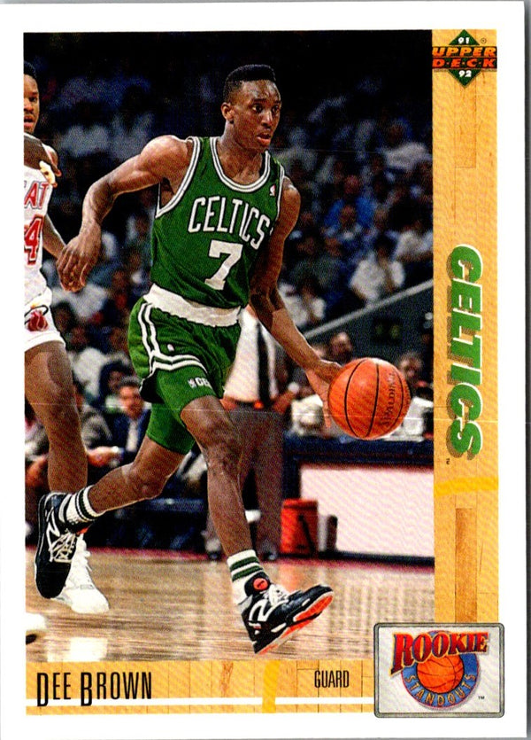 1991 Upper Deck Rookie Standouts Dee Brown #R12B