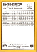 1990 Donruss Best of the AL Mark Langston