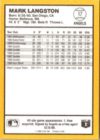 1990 Donruss Best of the AL Mark Langston #17