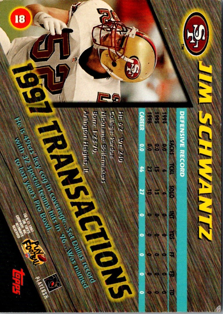 1997 Stadium Club Jim Schwantz