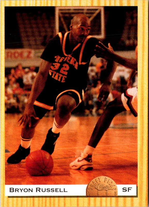 1993 Classic Draft Picks Gold Bryon Russell #65