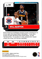 2022 Donruss Holo Laser Red/Gold Will Barton #88