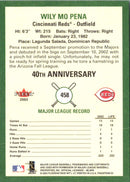 2003 Fleer Tradition Wily Mo Pena