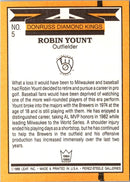 1989 Donruss Super Diamond Kings Robin Yount