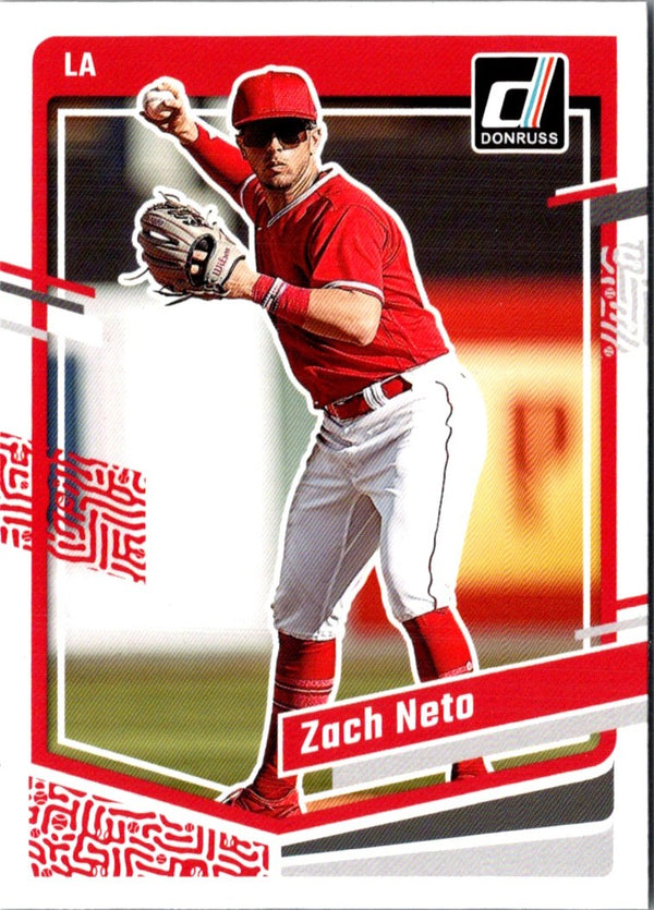 2023 Donruss Zach Neto #103