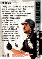 1997 Fleer Headliners Albert Belle #2