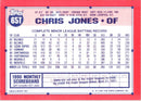 1991 Topps Traded Chris Jones