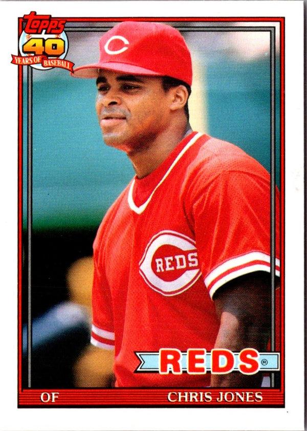 1991 Topps Traded Chris Jones #65T Rookie