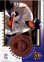 1998 Pinnacle Certified Mirror Blue Test Issue Chuck Knoblauch #24