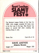 1991 Foot Locker Slam Fest David Justice