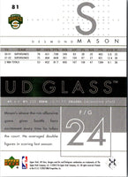 2002 UD Glass Desmond Mason #81
