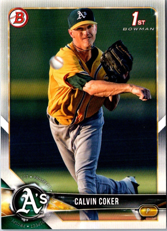 2018 Bowman Draft Calvin Coker #BD-92