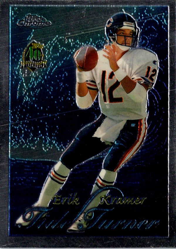 1996 Topps Chrome Tide Turners Erik Kramer #TT12