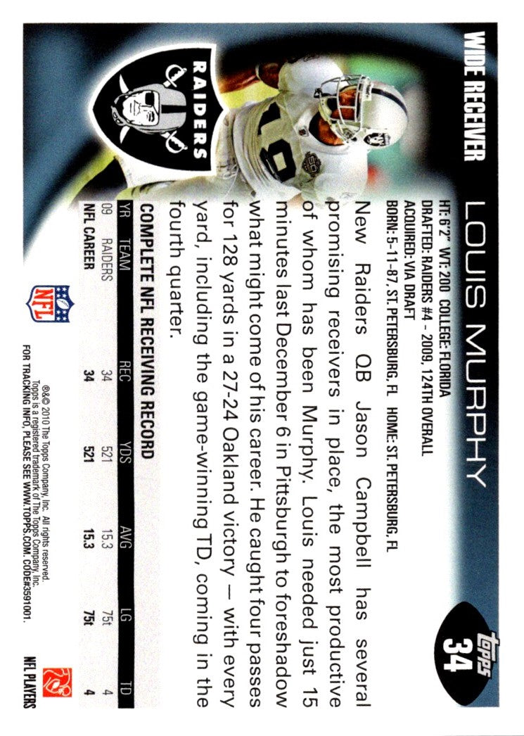 2010 Topps Louis Murphy