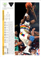 1991 Upper Deck Anthony Cook #203 Rookie