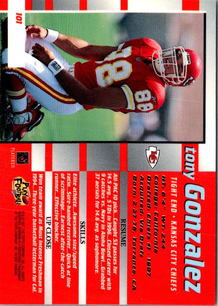 1997 Finest Tony Gonzalez