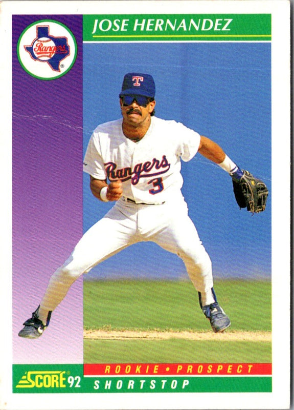 1992 Score Jose Hernandez #866 Rookie