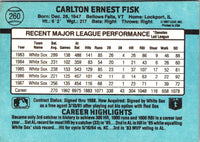 1988 Donruss Carlton Fisk #260
