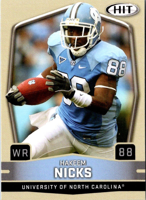 2009 SAGE HIT Hakeem Nicks #88