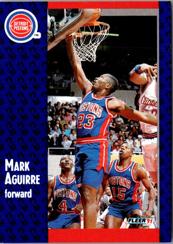 1991 Fleer Mark Aguirre #57