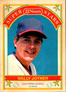 1989 J.J. Nissen Super Stars Wally Joyner