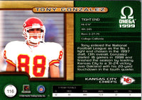 1998 Pacific Omega Tony Gonzalez #115