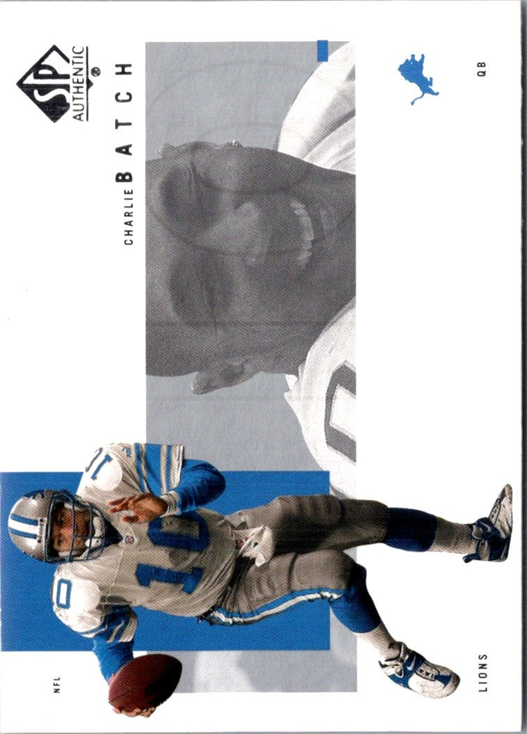 2001 Upper Deck Ovation Charlie Batch