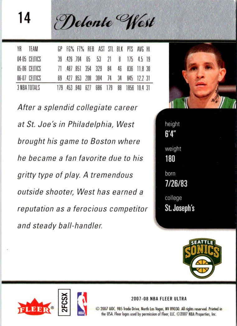 2007 Ultra Delonte West