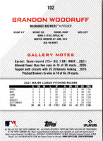 2022 Topps Gallery Brandon Woodruff #102