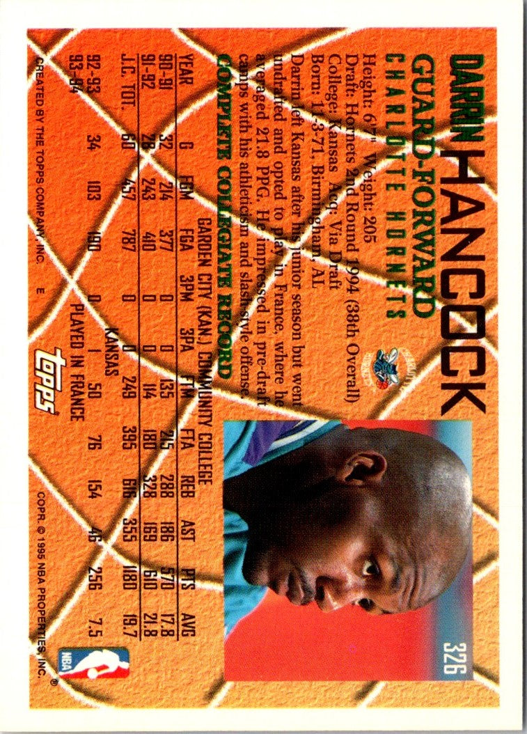 1994 Topps Darrin Hancock