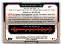 2015 Bowman Draft Picks & Prospects Chrome Andrew Benintendi #182