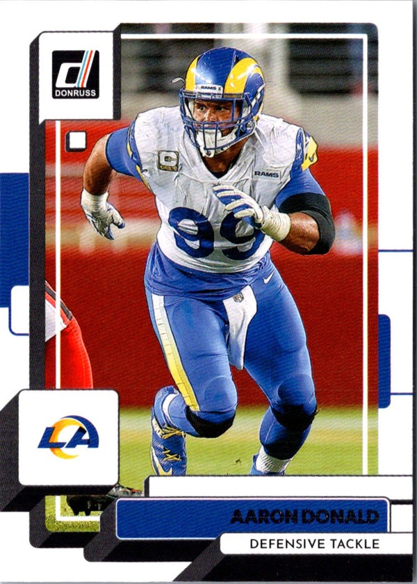 2022 Donruss Blue Press Proof Aaron Donald #18