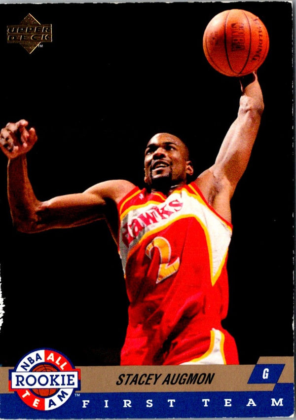 1992 Upper Deck All-Rookie Team Stacey Augmon #AR5