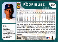 2001 Topps Alex Rodriguez #612