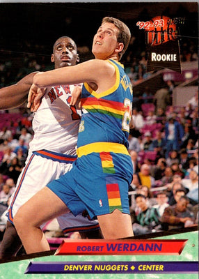 1992 Ultra Robert Werdann #256 Rookie