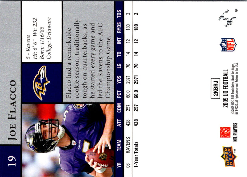 2009 Upper Deck Joe Flacco