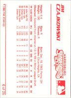 1990 Star Harrisburg Senators Jim Czajkowski #6