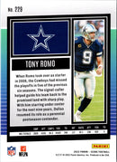 2022 Score Tony Romo
