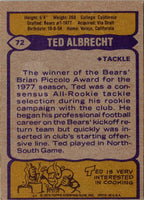 1979 Topps Ted Albrecht #72