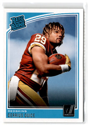 2018 Donruss Derrius Guice #307 Rookie