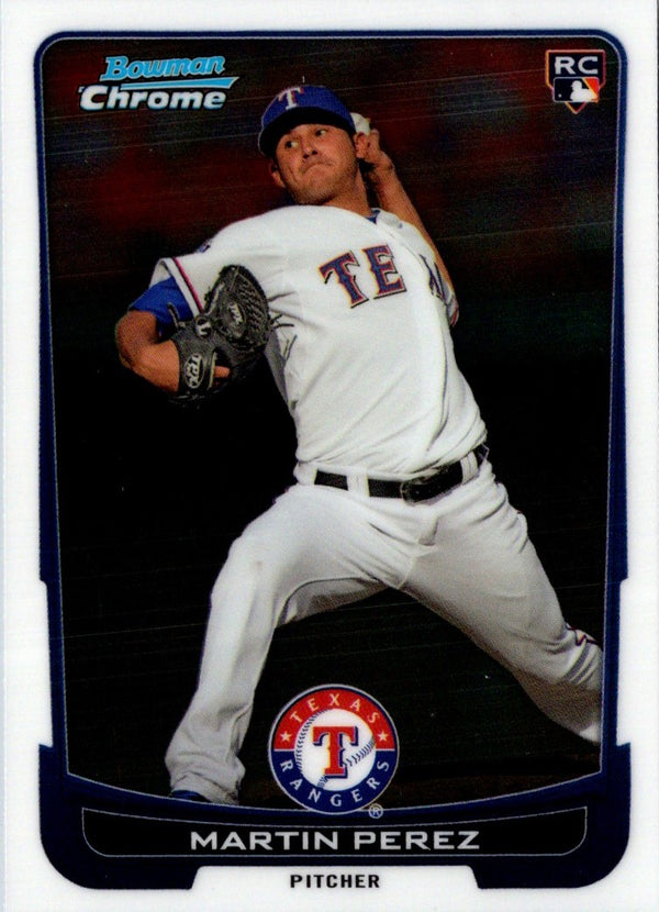 2012 Bowman Draft Picks & Prospects Chrome Martin Perez #17