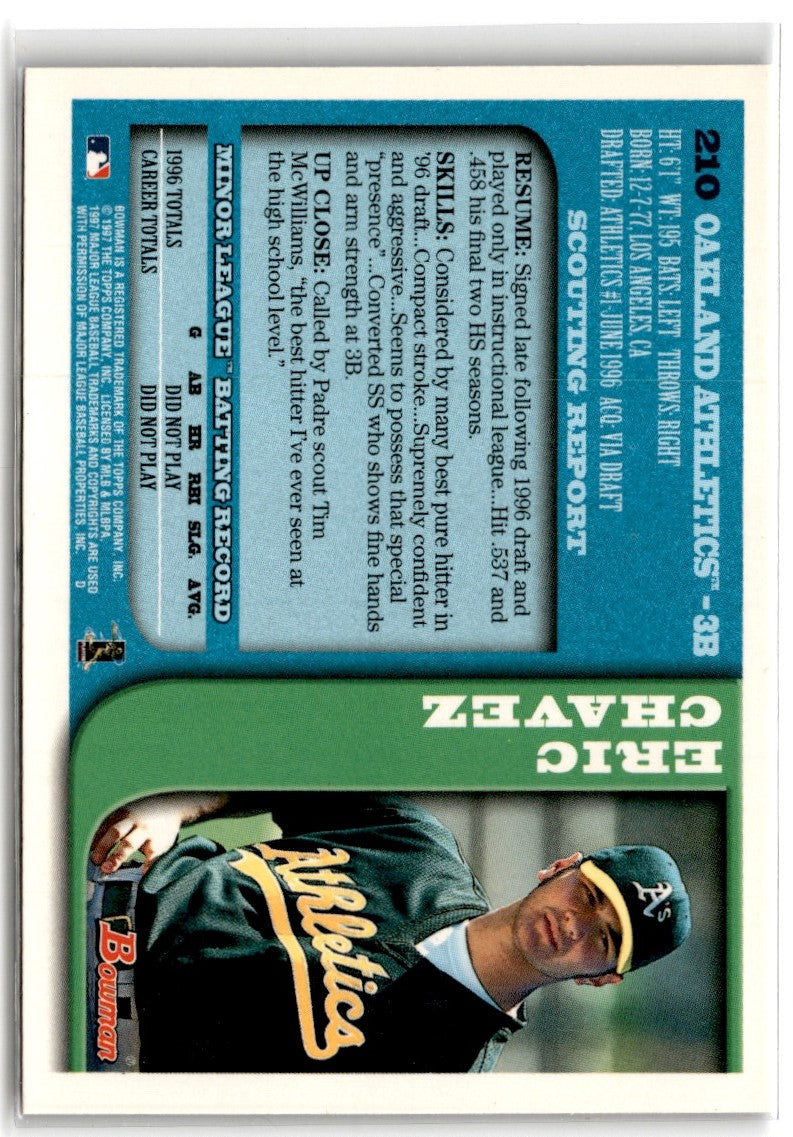 1997 Bowman Eric Chavez