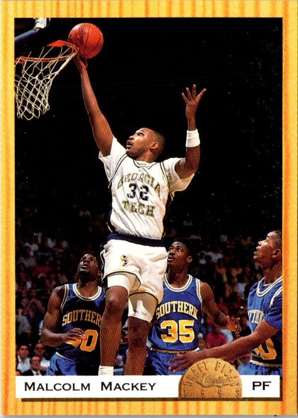 1993 Classic Draft Picks Gold Malcolm Mackey #49